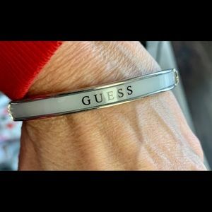 Guess Clamper Bracelet Silver